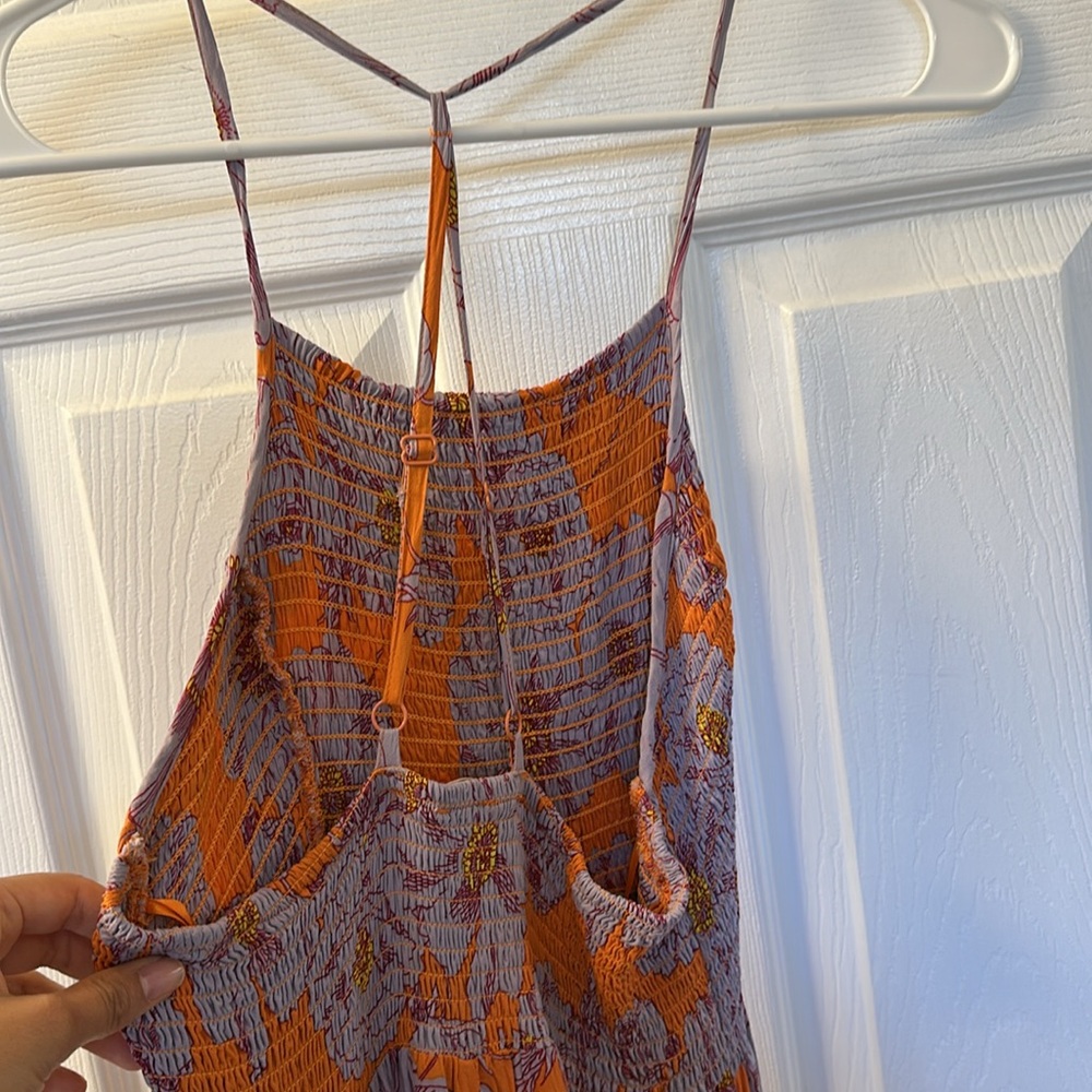 Free People Purple and Orange Maxi Dress - Picture 3 of 5